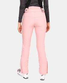 KILPI DIONE-W Svetloružové dámske softshellové lyžiarske nohavice