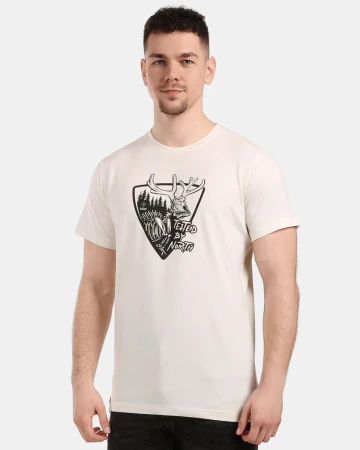 KILPI DISCOVER-M Bílé pánské tričko
