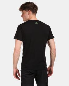KILPI DISCOVER-M Černé pánské bavlněné tričko