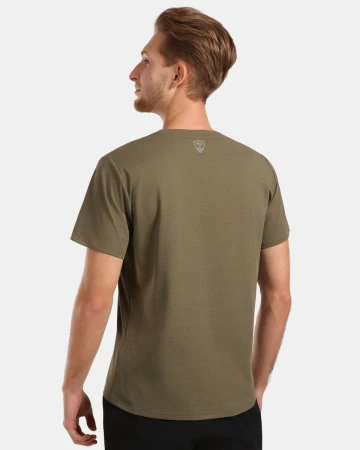 KILPI DIXIE-M Khaki pánské funkční tričko