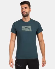 KILPI DIXIE-M Tmavozelené pánske funkčné tričko