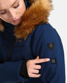 KILPI EMILIN-W Tmavomodrá dámska lyžiarska bunda