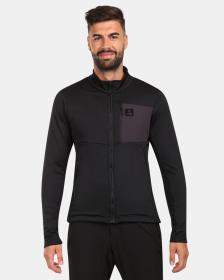 KILPI ERIN-M Černá pánská fleecová mikina