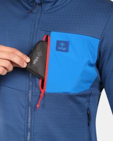 KILPI ERIN-M Tmavomodrá pánska fleecová mikina