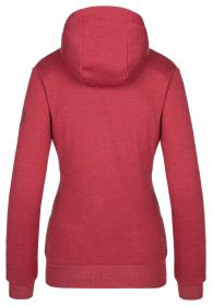 KILPI ERRY-W Tmavě červená dámská mikina
