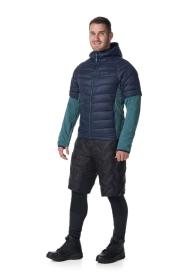 KILPI FANCY-M Černé pánské zateplené kraťasy