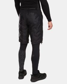 KILPI FANCY-M Čierne pánske zateplené kraťasy