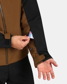 KILPI FLIP-M Hnědá pánská lyžařská bunda