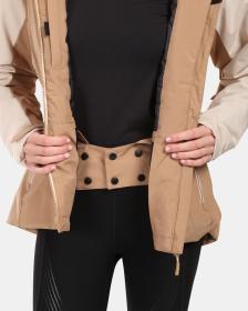 KILPI FLIP-W Béžová dámská lyžařská bunda