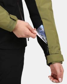 KILPI FLIP-W Zelená dámská lyžařská bunda