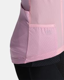 KILPI FLOW-W Světle růžová dámská cyklistická vesta