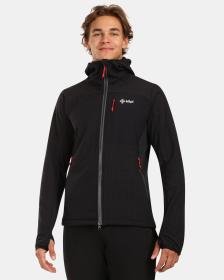 KILPI FRENI-M Černá pánská fleecová mikina