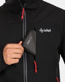 KILPI FRENI-M Černá pánská fleecová mikina