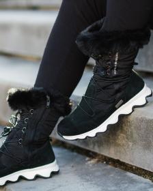 KILPI FROZEN HIGH WP-W Čierne dámske snehule