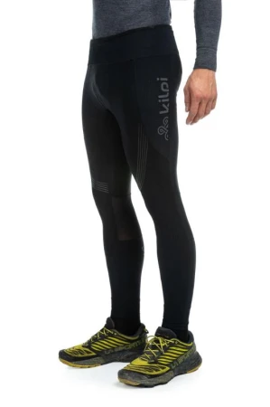 Kilpi GEARS-M černé pánské běžecké legíny
