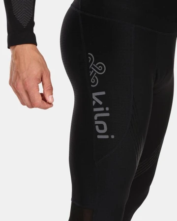 KILPI GEARS-M černé pánské běžecké legíny