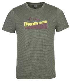 Kilpi GIACINTO-M khaki pánske outdoorové tričko
