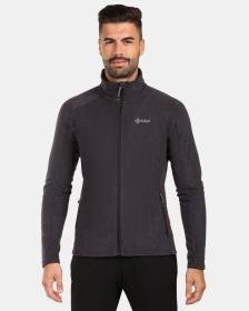 KILPI GLAMER-M Černá pánská fleecová mikina