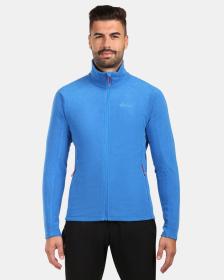 KILPI GLAMER-M Modrá pánská fleecová mikina