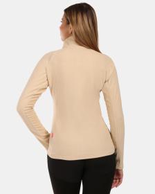 KILPI GLAMER-W Béžová dámská fleecová mikina