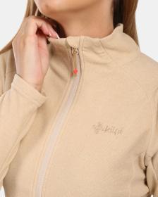 KILPI GLAMER-W Béžová dámská fleecová mikina