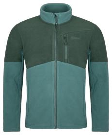 KILPI GLANDER-M Tmavě zelená pánská fleecová mikina KILPI GLANDER-M Tmavě zelená pánská fleecová mikina