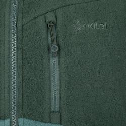 KILPI GLANDER-M Tmavě zelená pánská fleecová mikina