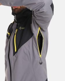 KILPI HASTAR-M Šedá pánská membránová bunda