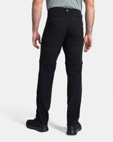 KILPI HOSIO-M Čierne pánske outdoorové nohavice