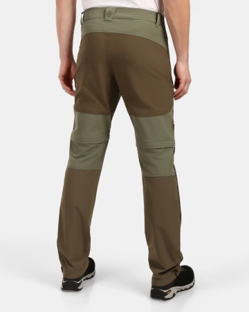 KILPI HOSIO-M Khaki pánské outdoorové kalhoty