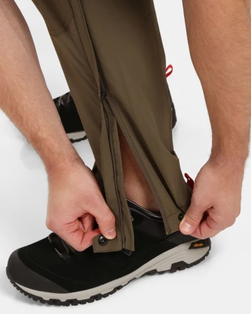 KILPI HOSIO-M Khaki pánské outdoorové kalhoty