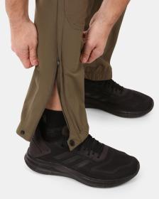 KILPI HOSIO-M Khaki pánské outdoorové odepínací kalhoty