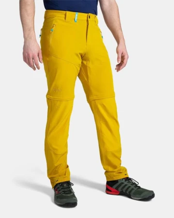 KILPI HOSIO-M Zlaté pánské outdoorové kalhoty KILPI HOSIO-M Zlaté pánské outdoorové kalhoty