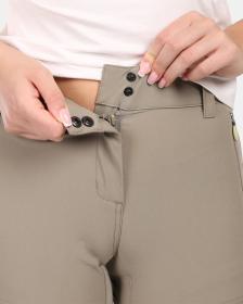 KILPI HOSIO-W Khaki dámské outdoorové odepínací kalhoty