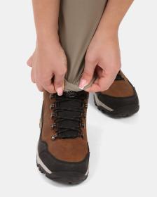 KILPI HOSIO-W Khaki dámské outdoorové odepínací kalhoty