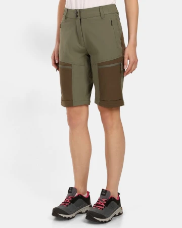 KILPI HOSIO-W Khaki dámské outdoorové kalhoty