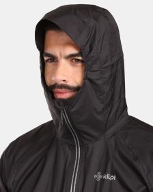 KILPI HURRICANE-M Černá pánská hardshellová bunda