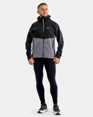 KILPI HURRICANE-M Černá pánská outdoorová bunda