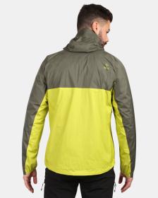 KILPI HURRICANE-M Svetlo zelená pánska hardshellová bunda