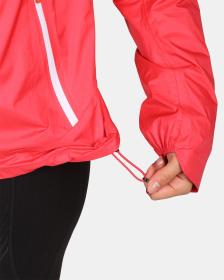 KILPI HURRICANE-W Růžová dámská hardshellová bunda