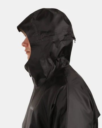 KILPI JALUU-U Černá unisex nepromokavá bunda