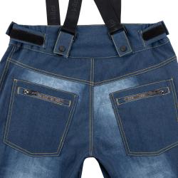 KILPI JEANSO-M Tmavomodré pánske lyžiarske nohavice