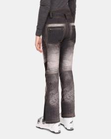 KILPI JEANSO-W Čierne dámske softshellové lyžiarske nohavice