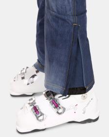 KILPI JEANSO-W Tmavě modré dámské softshellové lyžařské kalhoty