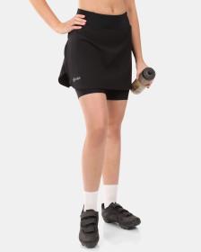KILPI JOLA-W Čierna cyklistická sukňa