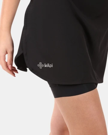 KILPI JOLA-W Černá cyklistická sukně