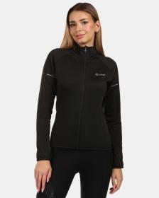 KILPI JUNIE-W Černá dámská fleecová mikina KILPI JUNIE-W Černá dámská fleecová mikina