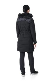 KILPI KETRINA-W Černý dámský zimní kabát