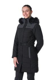 KILPI KETRINA-W Černý dámský zimní kabát