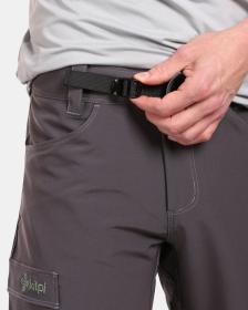 KILPI KILKIS-M Tmavo šedé pánske šortky